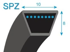Courroie Pour Tondeuse Gaby / Samag (8837)