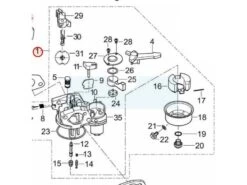 Carburateur Pour Moteur Loncin / Rato (0001180020)