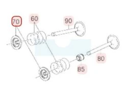 Coupelle De Soupape Pour Moteur Robin / Subaru (12112Z02012000)
