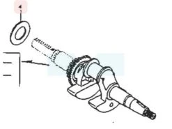 Vilebrequin Pour Moteur Honda (13310ZL9600)