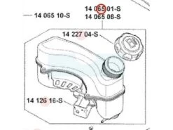 Réservoir D'éssence Pour Moteur Kohler (1406524S)