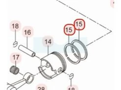 Segment Pour Tronçonneuse Maruyama (285590)