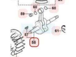 Vilebrequin Pour Tronçonneuse Maruyama (M035777)
